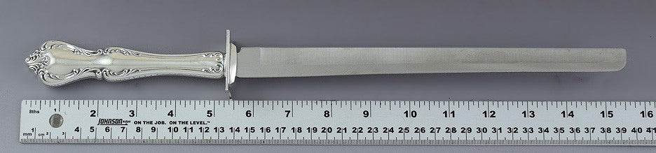 Large Sterling Silver Towle Debussy Wedding Cake or Bread Knife 15 1/4" NO MONO