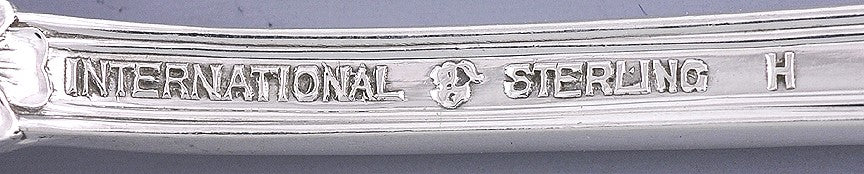 Fine Set 8 International Co Wild Rose Sterling Silver Teaspoons