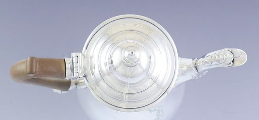 Antique 1775 Classical English Georgian Sterling Silver Tall Teapot Coffee Pot