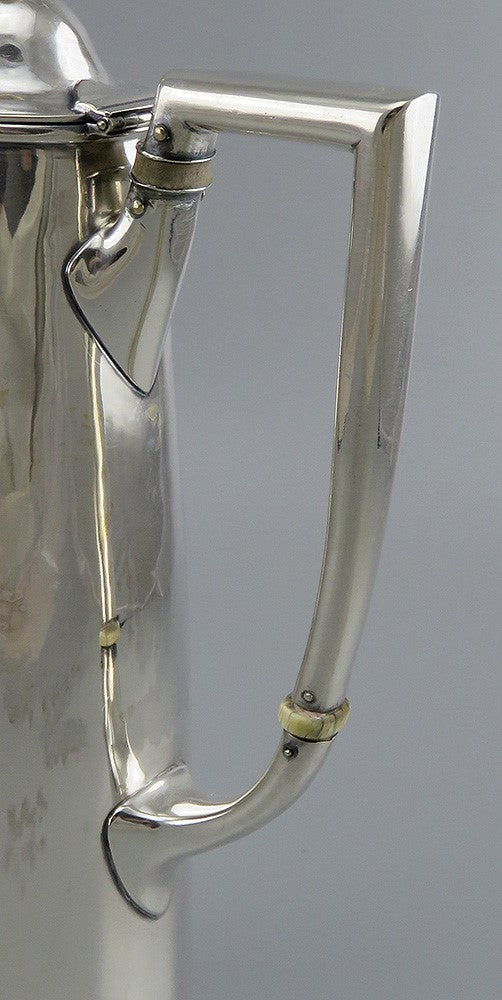 Sterling Silver James Woolley Hammered Lighthouse Demitasse Coffee pot