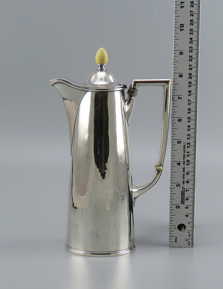 Sterling Silver James Woolley Hammered Lighthouse Demitasse Coffee pot