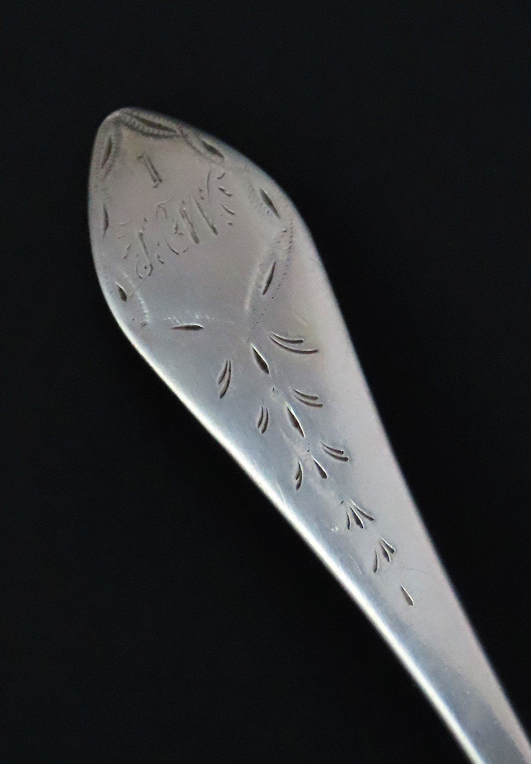 Excellent c1790s American Coin Silver Teaspoon Coffee Spoon William Homes Jr