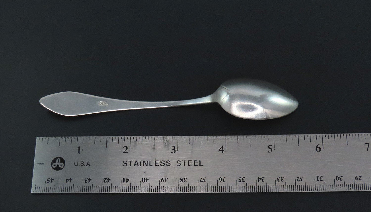 Excellent c1790s American Coin Silver Teaspoon Coffee Spoon William Homes Jr