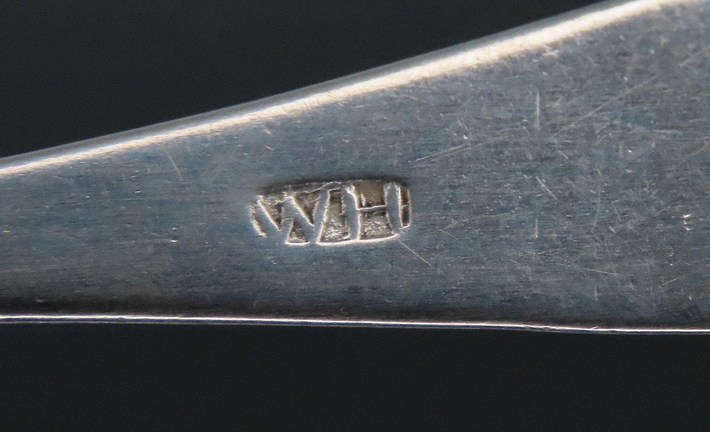 Excellent c1790s American Coin Silver Teaspoon Coffee Spoon William Homes Jr