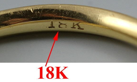 Beautiful 18K Yellow Gold Diamond Bypass Ring ~.33ct TDW