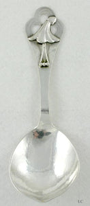 1933 Vintage Hand Hammered Danish Silver Spoon 6 1/2"