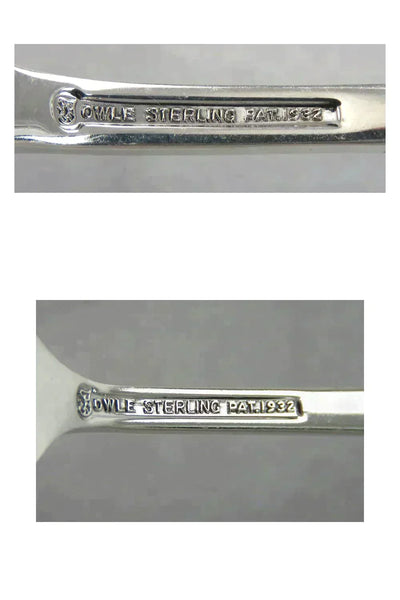 51pc Sterling Silver Towle Old Brocade Flower Design Flatware Set