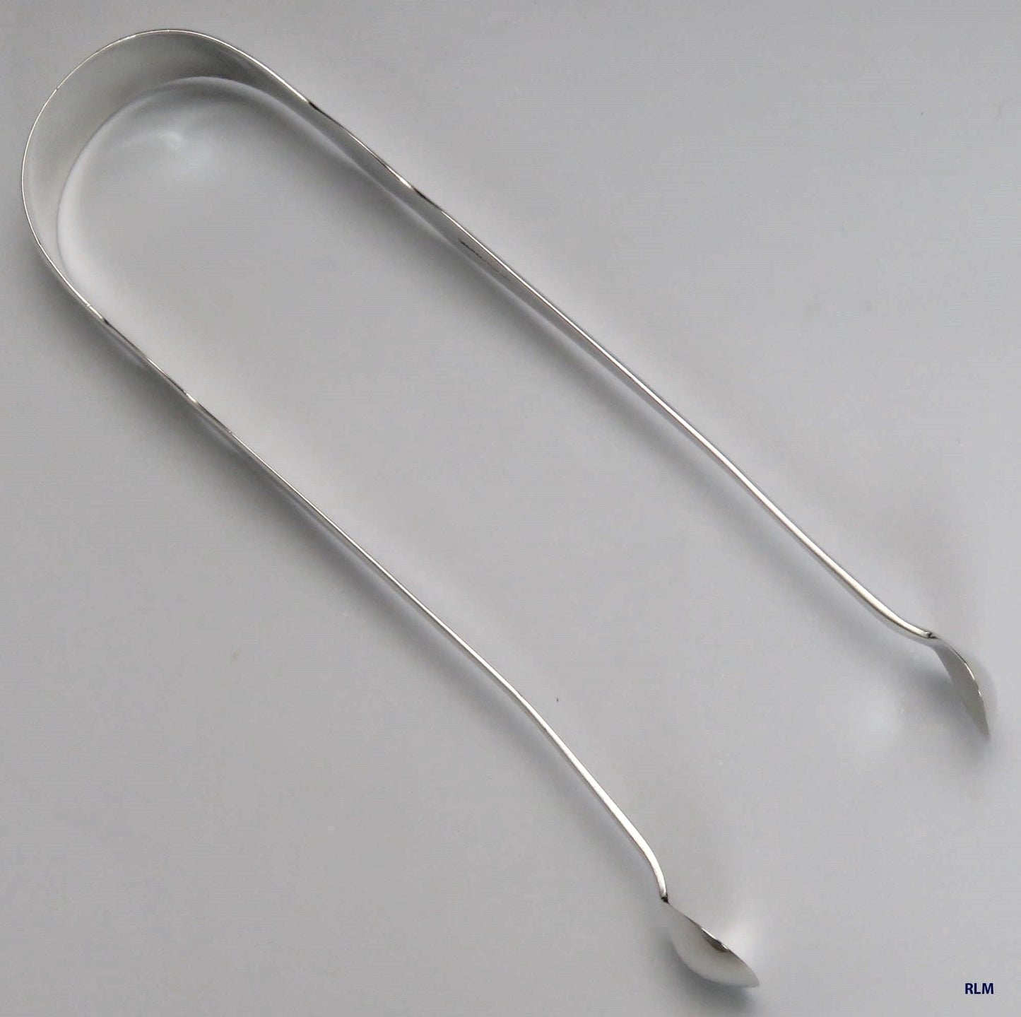Early 1800's Antique Hyde & Nevins American Coin Silver Sugar Tongs