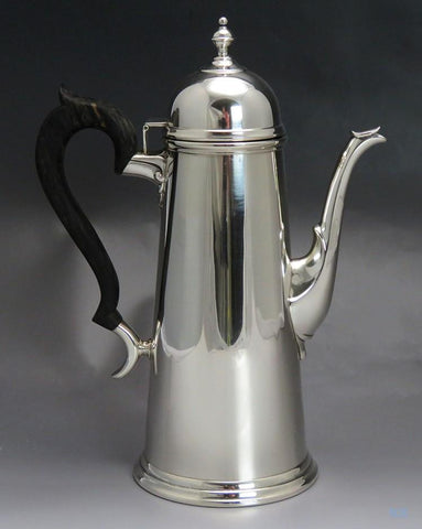 Tuttle Sterling Silver George I Period Reproduction Coffee or Tea Pot