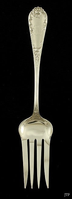 Dominick Haff Louis XIV 1888 Sterling Silver Serving Fork 8 5/8"