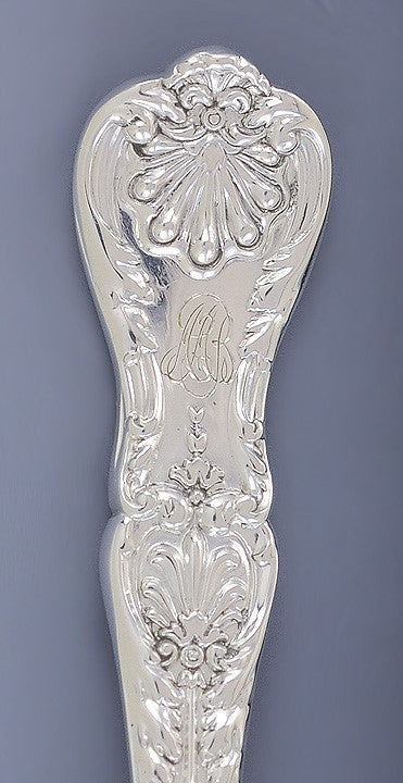 12 Antique Gorham King George 1894 Sterling Silver Cocktail Seafood Forks